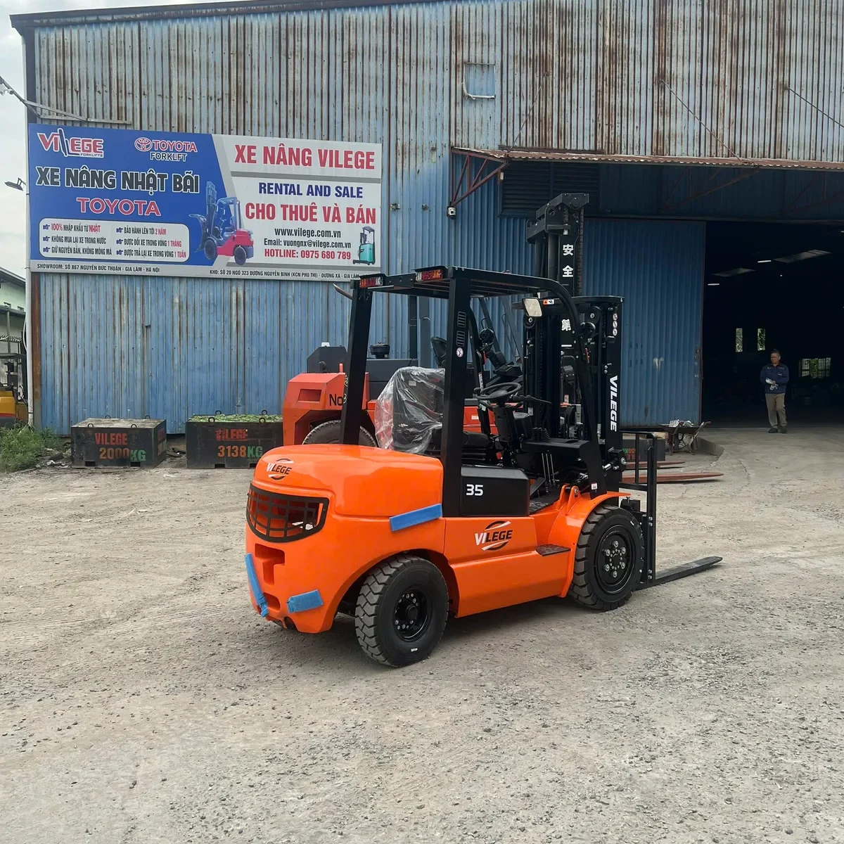 Hình ảnh thực tế xe nâng VILEGE mới - 8